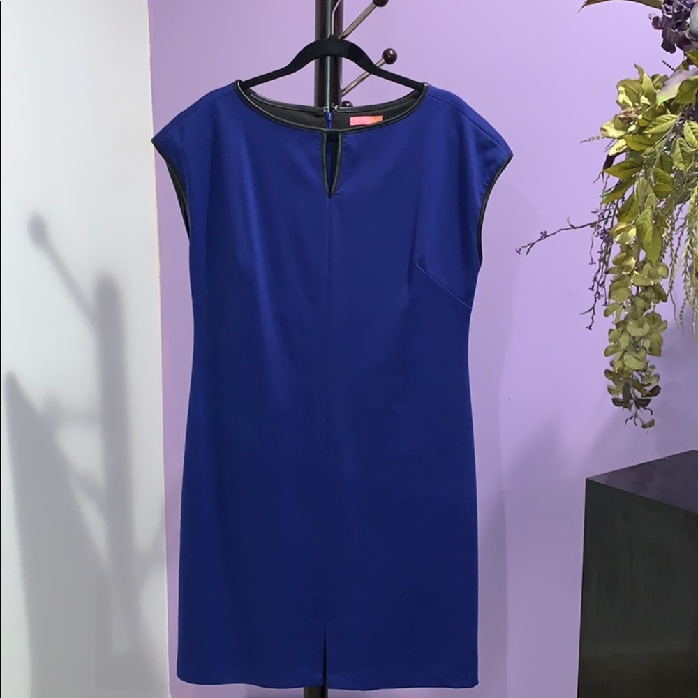 Isaac Mizrahi New York cobalt blue dress Sz 14